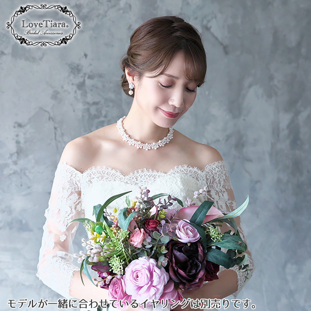 パールチョーカー・アイボリー（PC-01i）