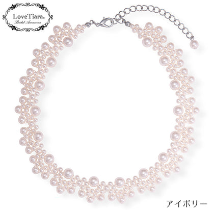 パールチョーカー・アイボリー（PC-01i）