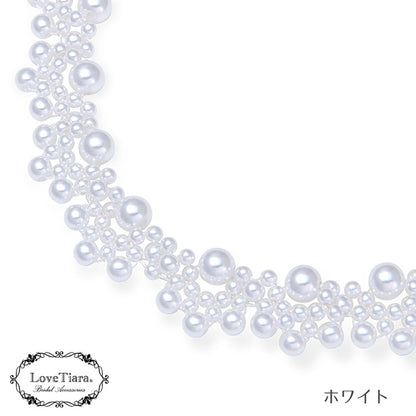 パールチョーカー・ホワイト（PC-01w）