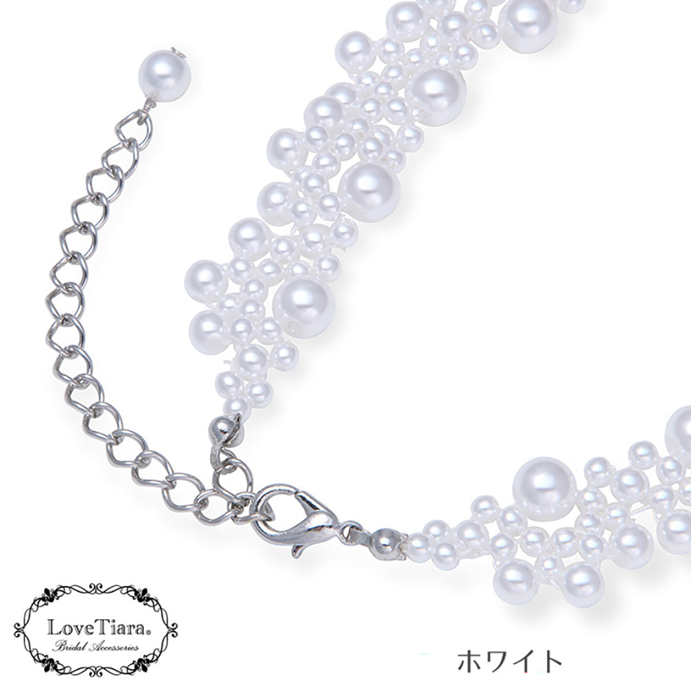 パールチョーカー・ホワイト（PC-01w）