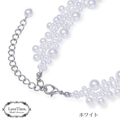 パールチョーカー・ホワイト（PC-01w）