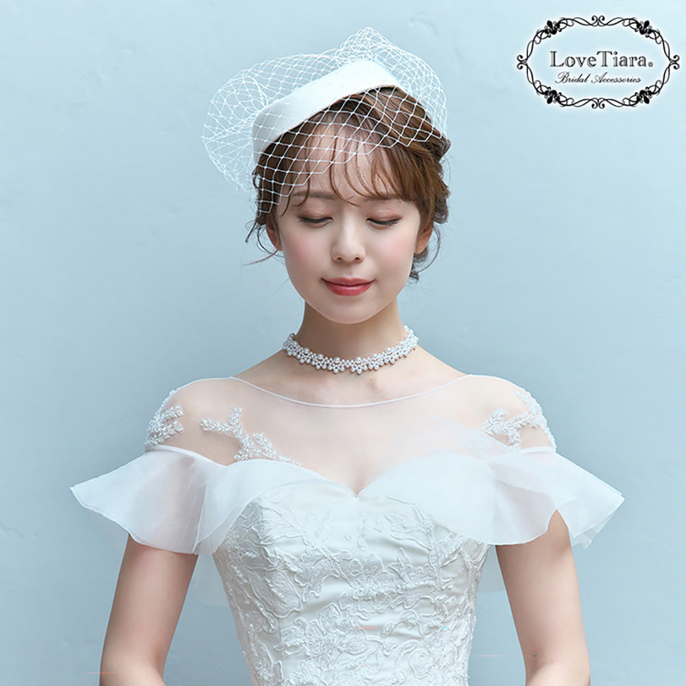 パールチョーカー・ホワイト（PC-01w）