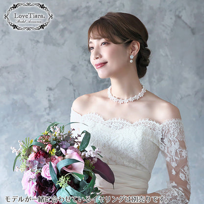 パールチョーカー・ホワイト（PC-01w）