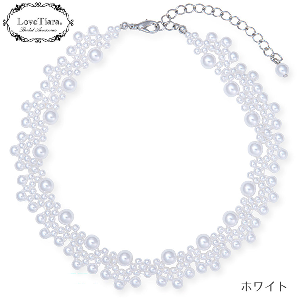 パールチョーカー・ホワイト（PC-01w）