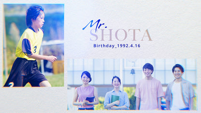 プロフィール【F-Class】ダズル【結婚式 ムービー プロフィール】