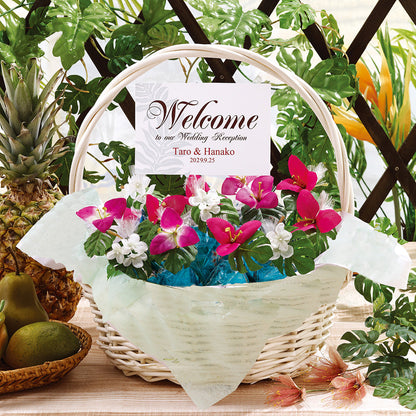 マウナロア マカデミアナッツ バスケットセット(30個入り)【結婚式 プチギフト 食品】