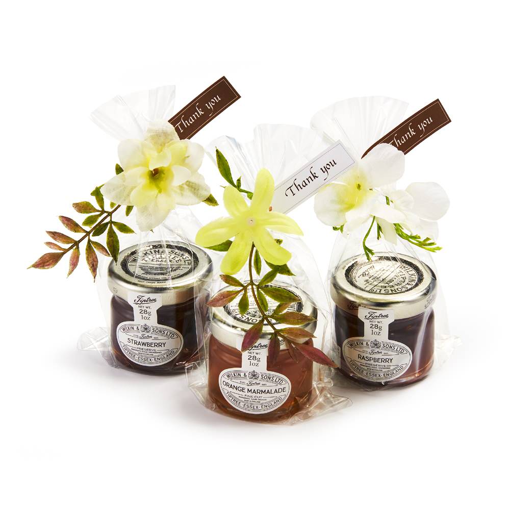 チップトリー ジャム バスケットセット(30個入り) 【結婚式 プチギフト 食品 オーダーメイド】
