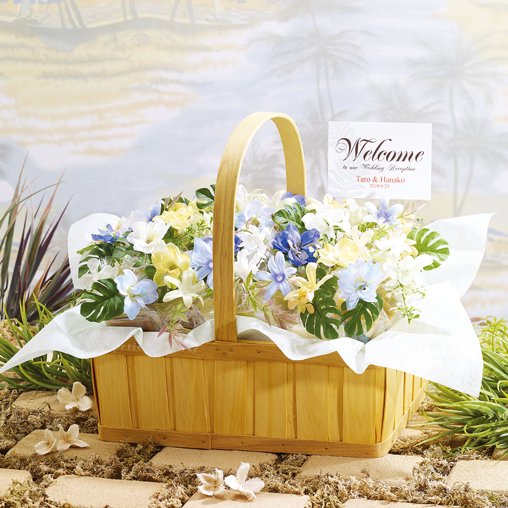 ソープ&セントフルーツハーブ石鹸バスケットセット(50個入り) 【結婚式 プチギフト 雑貨 オーダーメイド】