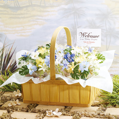 ソープ&セントフルーツハーブ石鹸バスケットセット(50個入り) 【結婚式 プチギフト 雑貨 オーダーメイド】