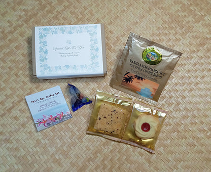 プチBOX コーヒーセット エタニティ リボン 【結婚式 プチギフト 食品】