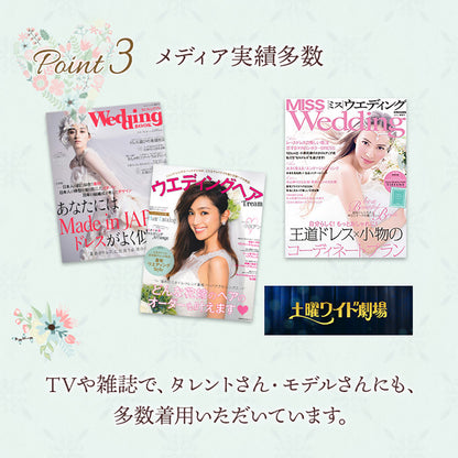 1連パール　ネックレス&ピアスセット・シルバー 【結婚式　アクセサリーセット】