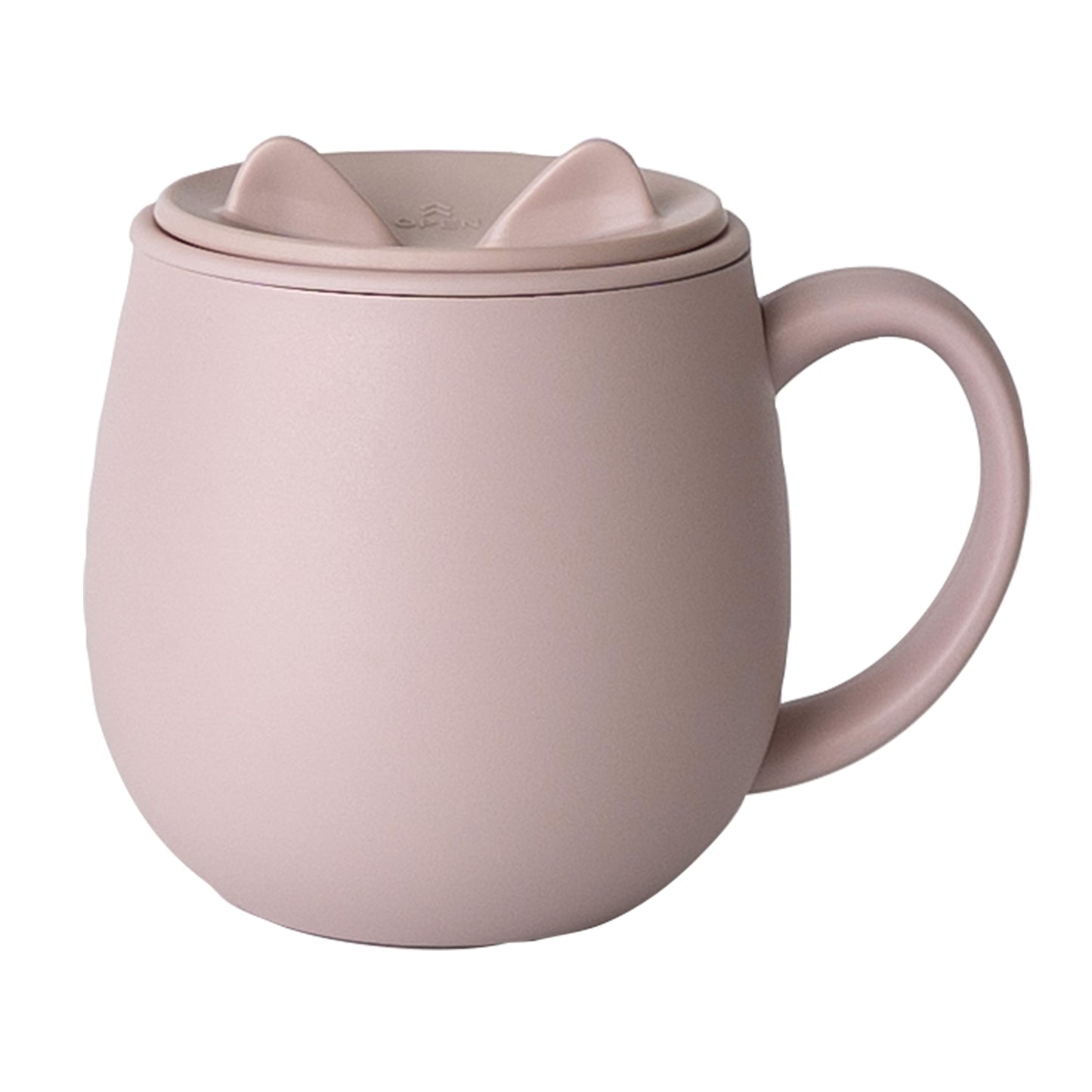 ポケトル猫型保温保冷マグカップ(ピンク)  ステンレス製 蓋付 300mL 【結婚式 ギフト 引き出物 食器類】猫支援寄付付 POKETLE neko MUG