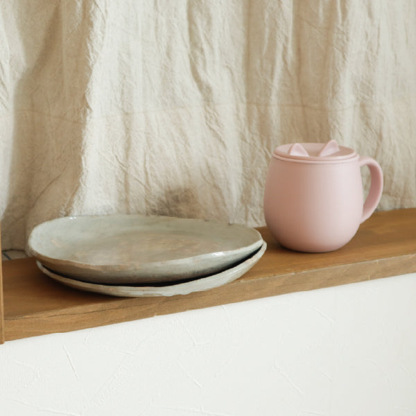 ポケトル猫型保温保冷マグカップ(ピンク)  ステンレス製 蓋付 300mL 【結婚式 ギフト 引き出物 食器類】猫支援寄付付 POKETLE neko MUG