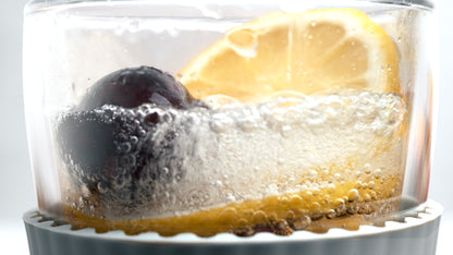 ポケトル耐熱二重ガラスタンブラー（ライラック）蓋付 330mL  【結婚式 ギフト 引き出物 食器類】POKETLE vidro 330