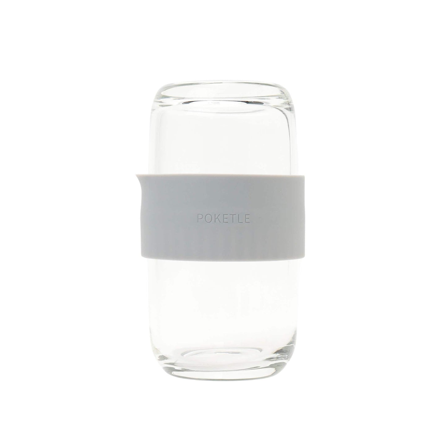 ポケトル コンパクトガラスきゅうす（グレー） ティーセット 1人用 おいしいお茶が入れられる 手のひらサイズ 120ｍL 【結婚式 ギフト 引き出物 食器類】POKETLE vidro calm