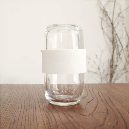 ポケトル コンパクトガラスきゅうす（グリーン） ティーセット 1人用 おいしいお茶が入れられる 手のひらサイズ 120ｍL 【結婚式 ギフト 引き出物 食器類】POKETLE vidro calm