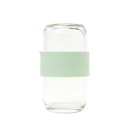 ポケトル コンパクトガラスきゅうす（グリーン） ティーセット 1人用 おいしいお茶が入れられる 手のひらサイズ 120ｍL 【結婚式 ギフト 引き出物 食器類】POKETLE vidro calm