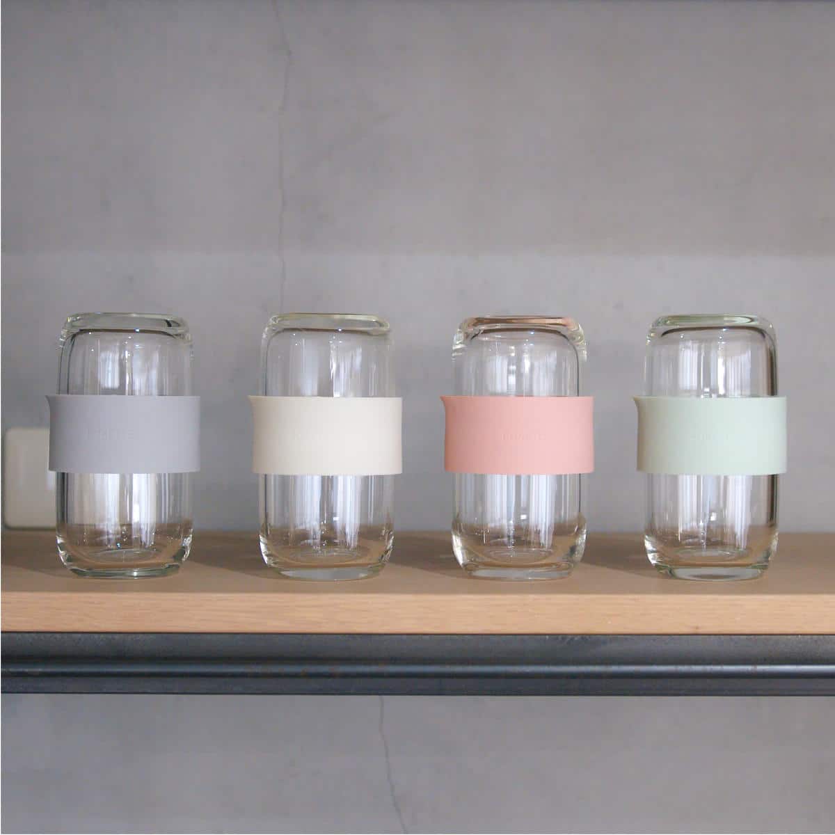 ポケトル コンパクトガラスきゅうす（グリーン） ティーセット 1人用 おいしいお茶が入れられる 手のひらサイズ 120ｍL 【結婚式 ギフト 引き出物 食器類】POKETLE vidro calm