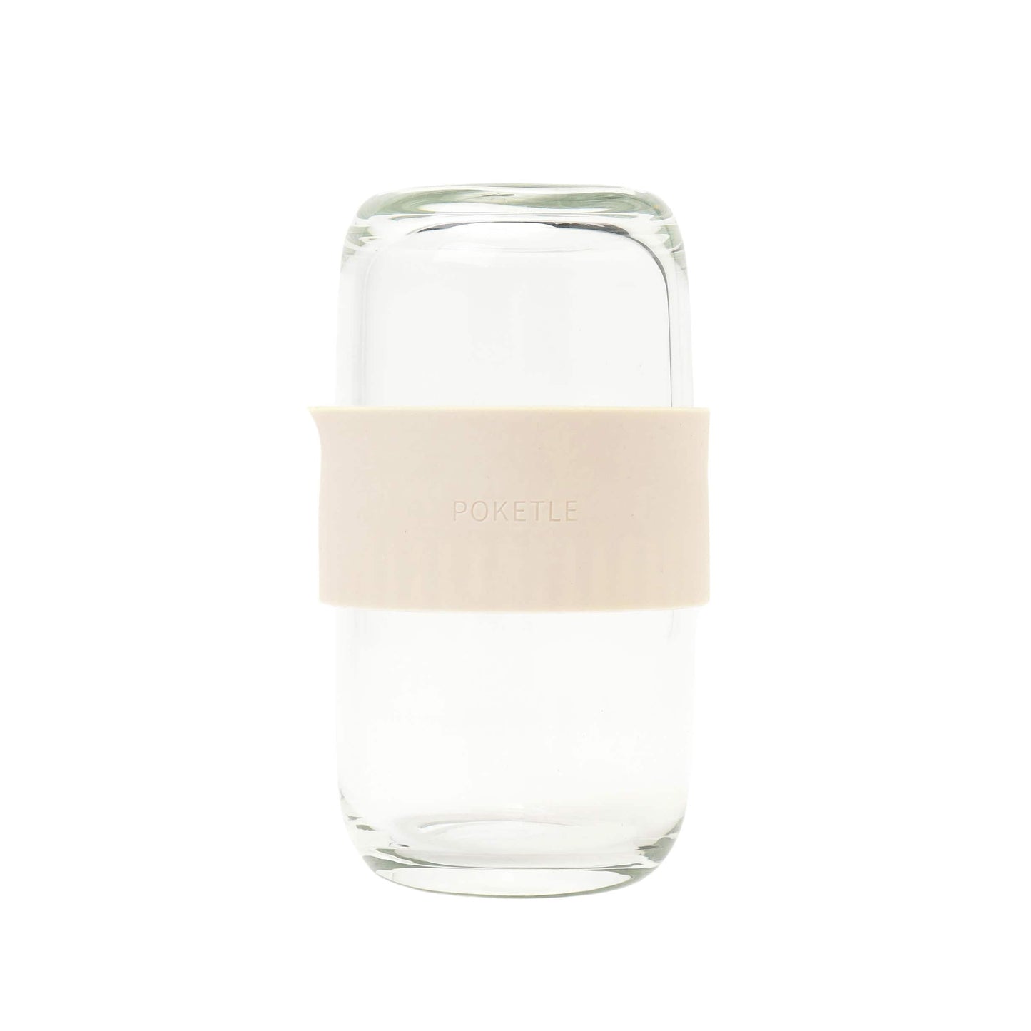 ポケトル コンパクトガラスきゅうす（アイボリー） ティーセット 1人用 おいしいお茶が入れられる 手のひらサイズ 120ｍL 【結婚式 ギフト 引き出物 食器類】POKETLE vidro calm