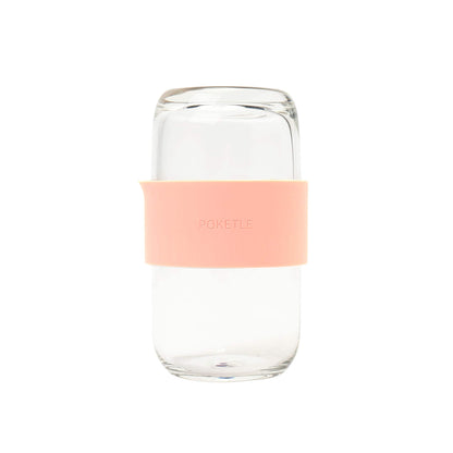 ポケトル コンパクトガラスきゅうす（ピンク） ティーセット 1人用 おいしいお茶が入れられる 手のひらサイズ 120ｍL 【結婚式 ギフト 引き出物 食器類】POKETLE vidro calm