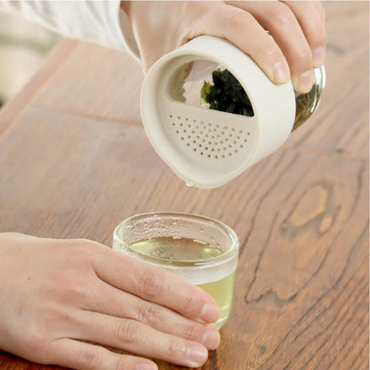 ポケトル コンパクトガラスきゅうす（ピンク） ティーセット 1人用 おいしいお茶が入れられる 手のひらサイズ 120ｍL 【結婚式 ギフト 引き出物 食器類】POKETLE vidro calm