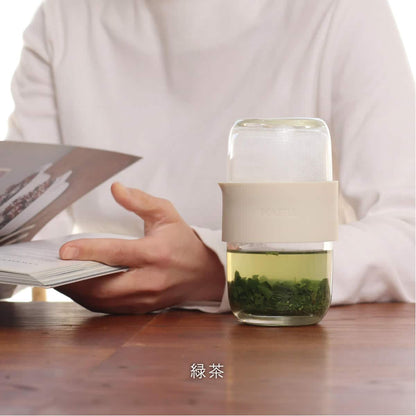 ポケトル コンパクトガラスきゅうす（ピンク） ティーセット 1人用 おいしいお茶が入れられる 手のひらサイズ 120ｍL 【結婚式 ギフト 引き出物 食器類】POKETLE vidro calm