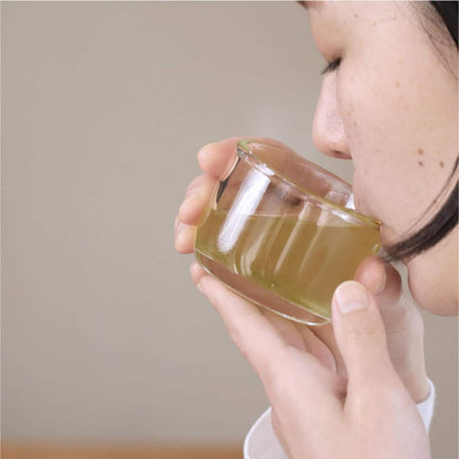 ポケトル コンパクトガラスきゅうす（ピンク） ティーセット 1人用 おいしいお茶が入れられる 手のひらサイズ 120ｍL 【結婚式 ギフト 引き出物 食器類】POKETLE vidro calm