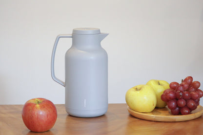 ポケトル ガラス製 卓上まほうびん（グレー） 保温保冷  ビードロまほうびん1L【結婚式 ギフト 引き出物 食器類】