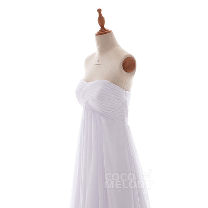 PR1436 シフォン ハートネック ウェディングドレス 【ウェディングドレス オーダーメイド】