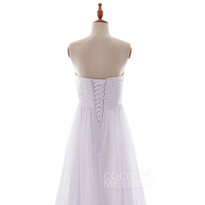 PR1436 シフォン ハートネック ウェディングドレス 【ウェディングドレス オーダーメイド】