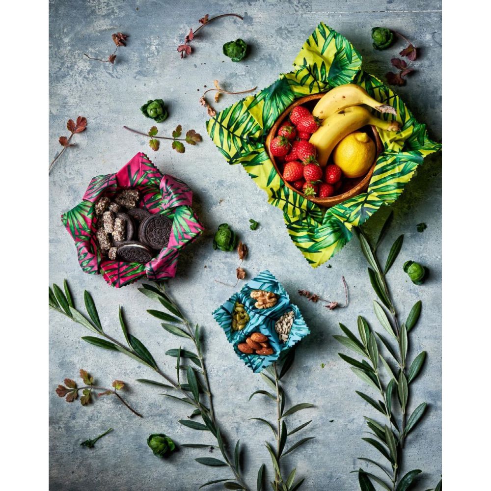 ヴィーガンラップ Lemon柄 3枚入りセット(S・M・L) 【結婚式 ギフト 引き出物 キッチン用品】