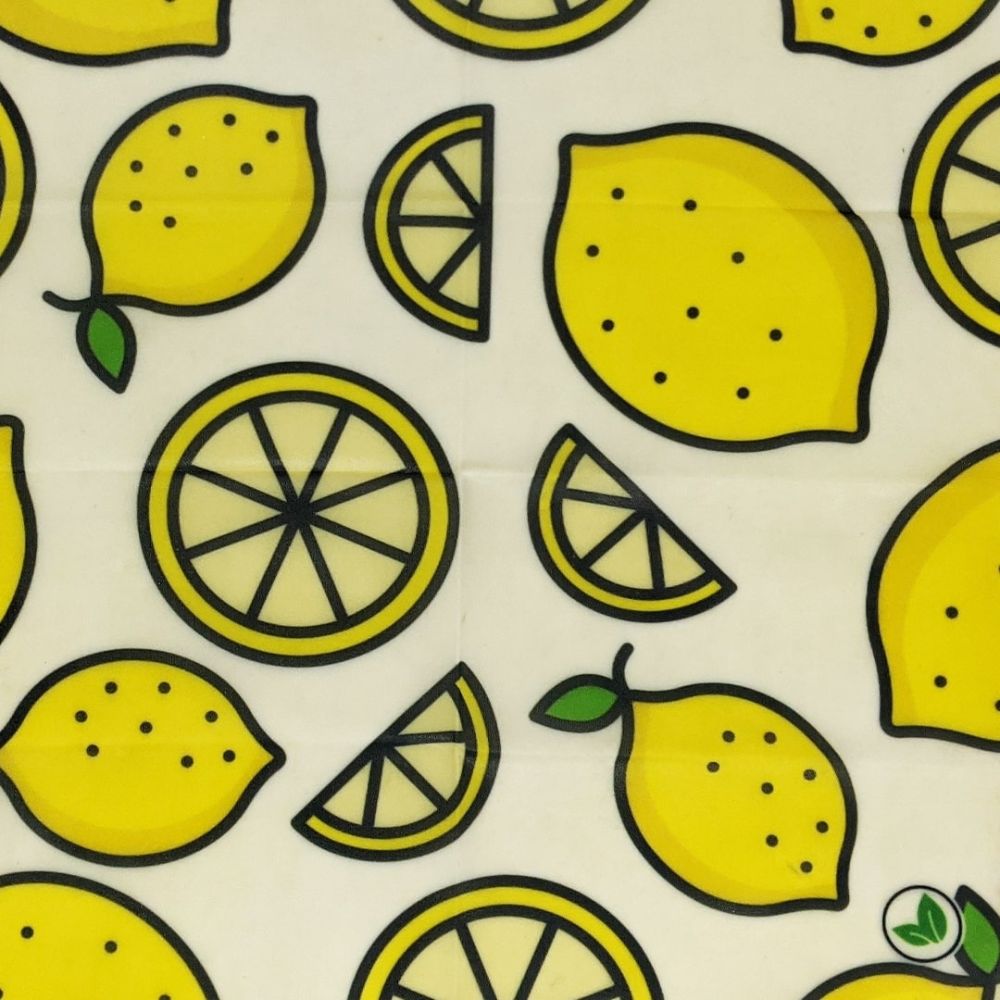 ヴィーガンラップ Lemon柄 3枚入りセット(S・M・L) 【結婚式 ギフト 引き出物 キッチン用品】
