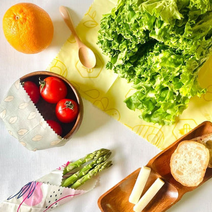 ヴィーガンラップ Lemon柄 3枚入りセット(S・M・L) 【結婚式 ギフト 引き出物 キッチン用品】