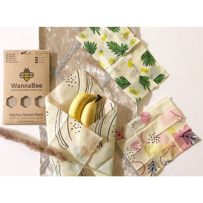 ヴィーガンラップ Lemon柄 3枚入りセット(S・M・L) 【結婚式 ギフト 引き出物 キッチン用品】