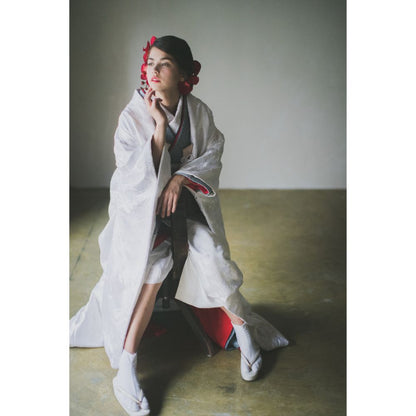 宮廷四季花鳥 【結婚式 和装 白無垢 レンタル】