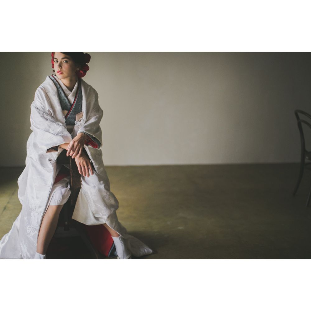 宮廷四季花鳥 【結婚式 和装 白無垢 レンタル】