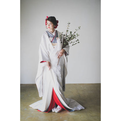 宮廷四季花鳥 【結婚式 和装 白無垢 レンタル】