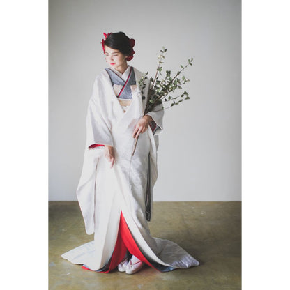 宮廷四季花鳥 【結婚式 和装 白無垢 レンタル】