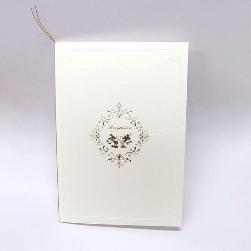 席次表A4サイズ ミッキー&ミニー【結婚式 ペーパー 席次表】