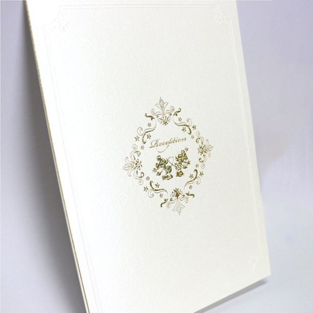 席次表A4サイズ ミッキー&ミニー【結婚式 ペーパー 席次表】