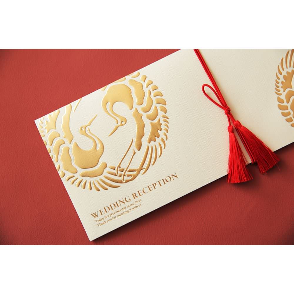 席次表A3サイズ 双縁 きなり【結婚式 ペーパー 席次表】