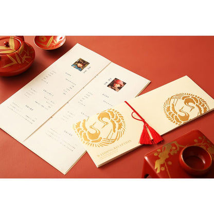 席次表A3サイズ 双縁 きなり【結婚式 ペーパー 席次表】