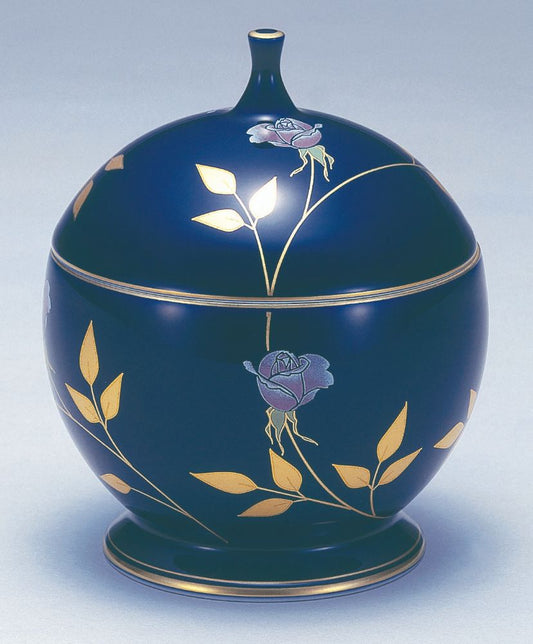 (ルリ薔薇)キャンディーポット 【結婚式 ギフト 引き出物 食器類】