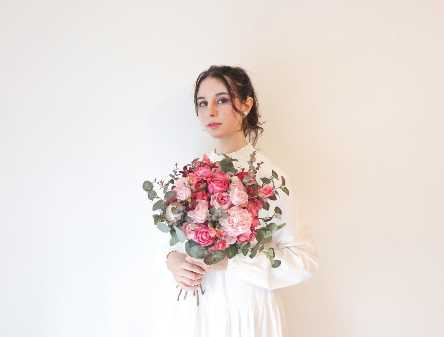 【造花】Rental Bouquet :Palais Royal 【結婚式 フラワー 造花 ブーケ ブートニア レンタル】