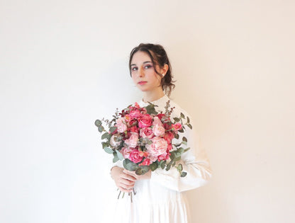 【造花】Rental Bouquet :Palais Royal 【結婚式 フラワー 造花 ブーケ ブートニア レンタル】