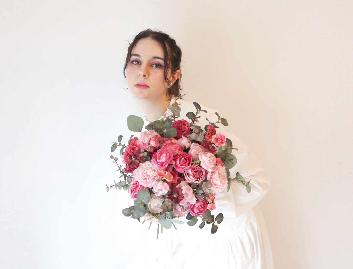 【造花】Rental Bouquet :Palais Royal 【結婚式 フラワー 造花 ブーケ ブートニア レンタル】