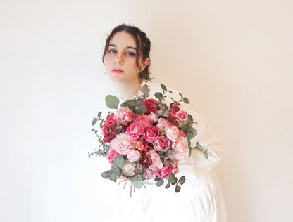 【造花】Rental Bouquet :Palais Royal 【結婚式 フラワー 造花 ブーケ ブートニア レンタル】
