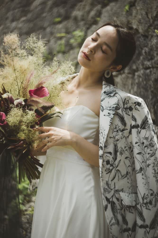 RINDAオーダーメード ウェディングスーツ フラノ 【結婚式 タキシード オーダーメイド】