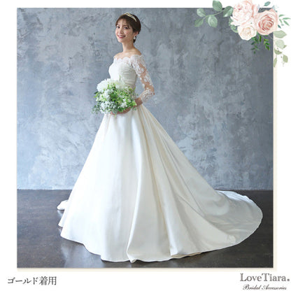 ラディアントジルコニアイヤリング【花嫁 アクセサリー】（RLE-36e）