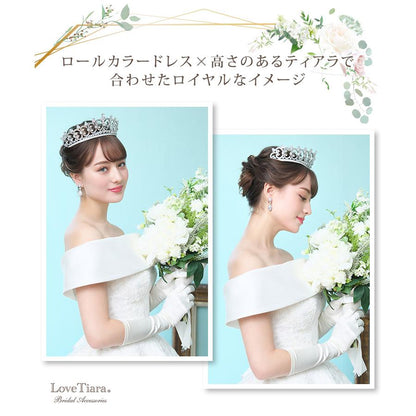 アネリージルコニアイヤリング【結婚式 ピアス イヤリング】（RLE-48e）